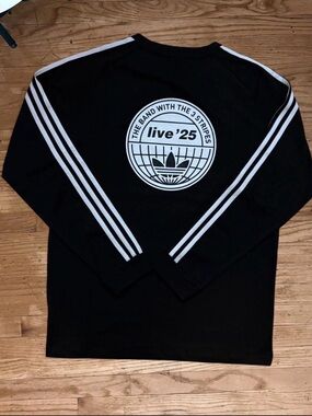Adidas x Oasis Black Long Sleeve Tshirt
